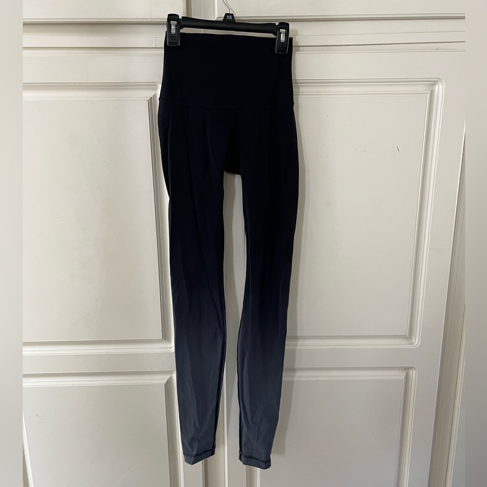 lululemon athletica Black and Gray Leggings